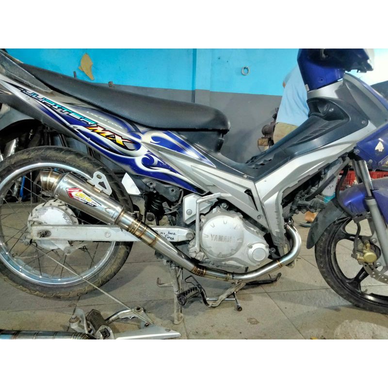Knalpot Creampie Original Jupiter Mx Ex Samping Cp3 stainless original racing jogja asli juraganknal