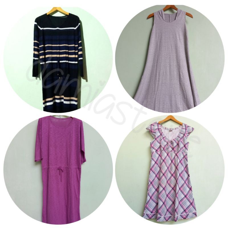 branded dress / thrift style