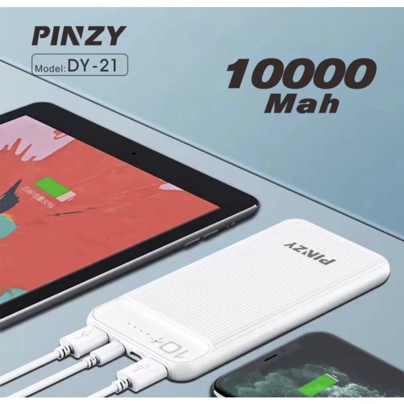 Powerbank PINZY DY-21 10.000mAh 2 USB - Powerbank PINZY DY21