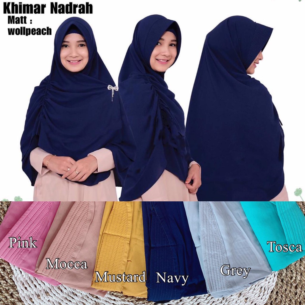 Khimar Nadrah Serut