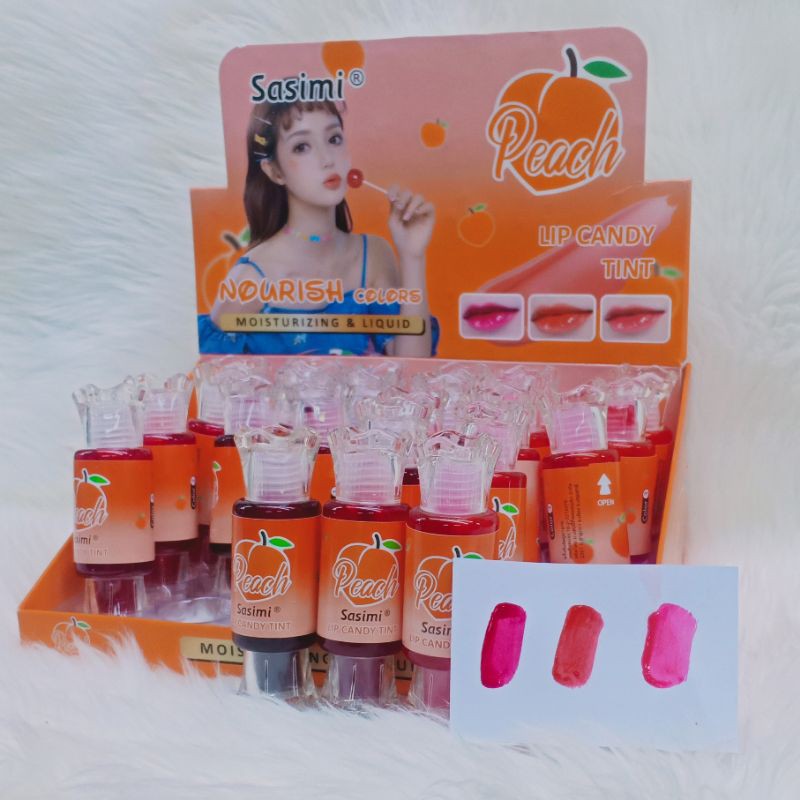 lip tint sasimi candy peach nourish [ 3.pcs ]