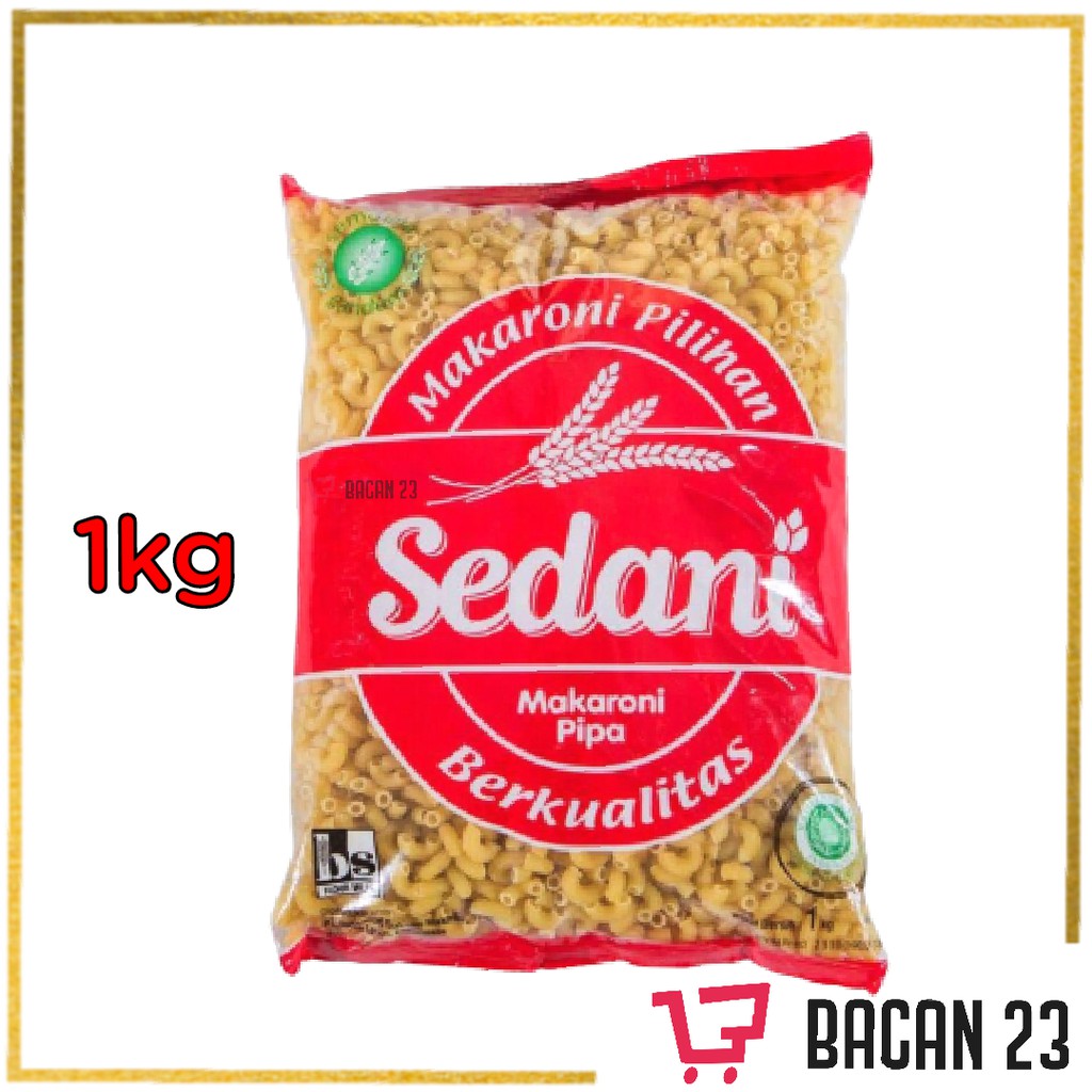 

Sedani Makaroni Pipa ( 1 Kg ) / Macaroni Pasta / Bacan 23 - Bacan23