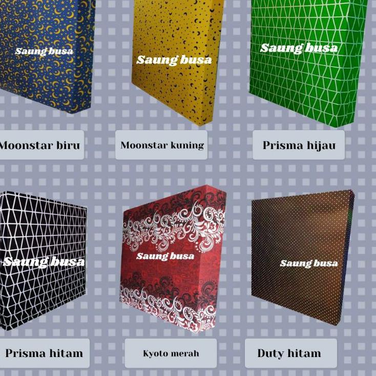 Barang Pilihan.. Sarung Kasur Busa Resleting No 1,2,3,4 Single Tebal 20 Cm / Cover Kasur Busa Inoac/