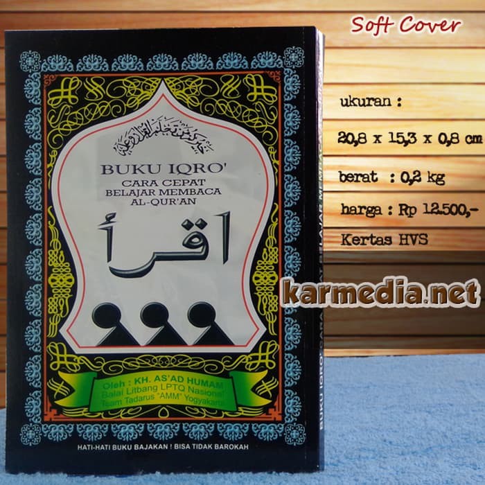

STOCK TERBARU"Buku Iqro Besar 20 X 15cm Kertas HVS ORIGINAL
