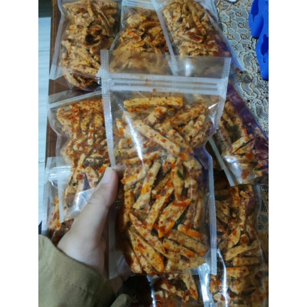 

basreng pedas kemasan pouch (homemade)