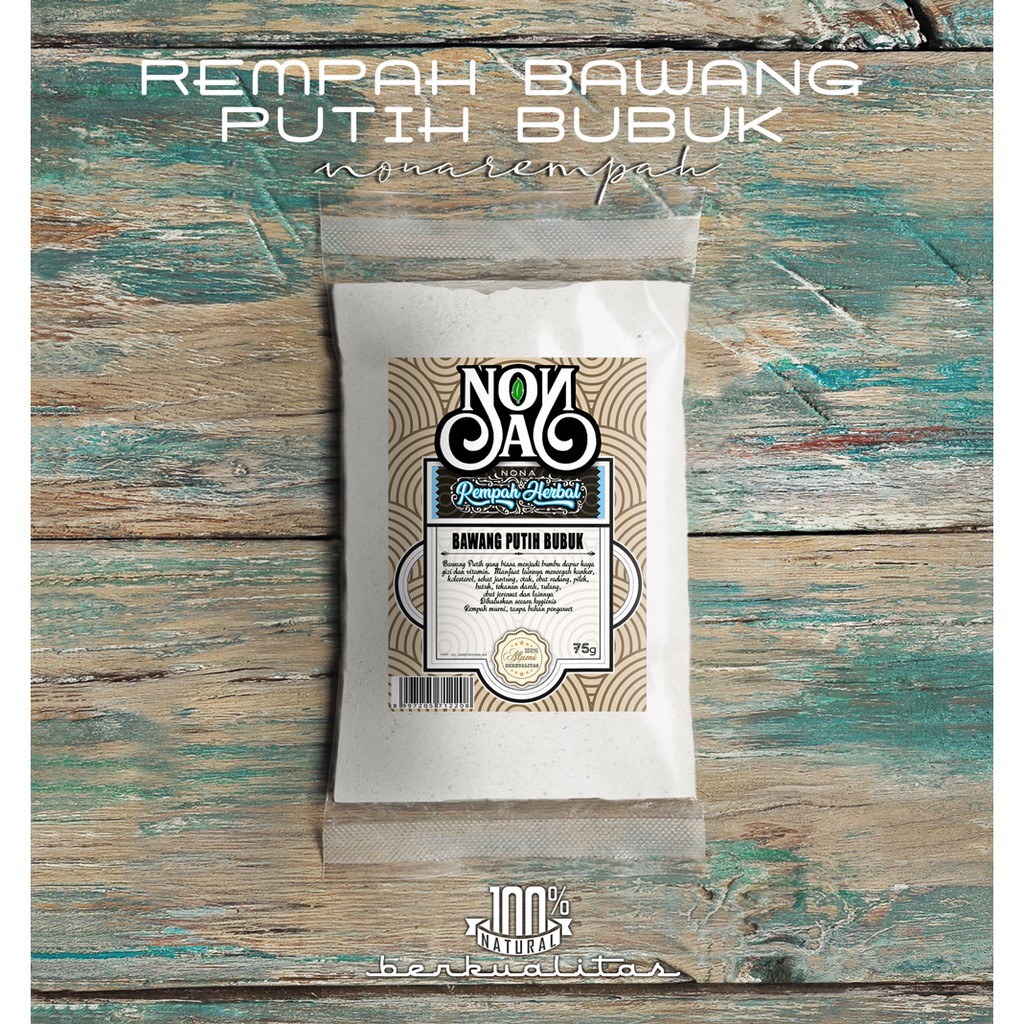 

Bawang Putih Bubuk 75 Gram | Allium Sativum | Rempah Premium Murni