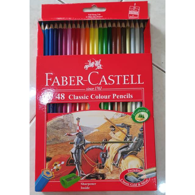 

Pensil Warna Faber Castell isi 24 Classic