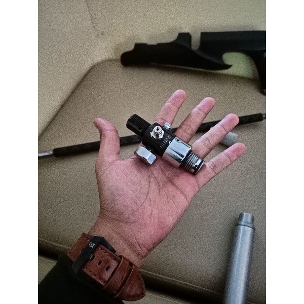 regulator PCP paint ball custom dispring coklat OUTPUT 1900psi