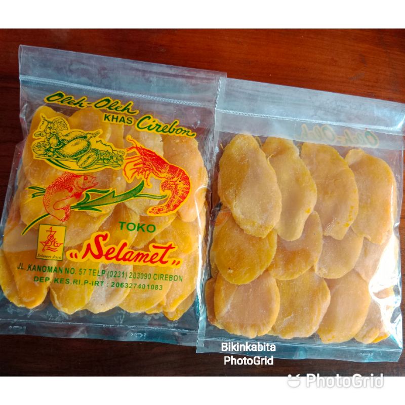 

Manisan Mangga Lebar Premium Asli Selamet Berat - 250 Gram