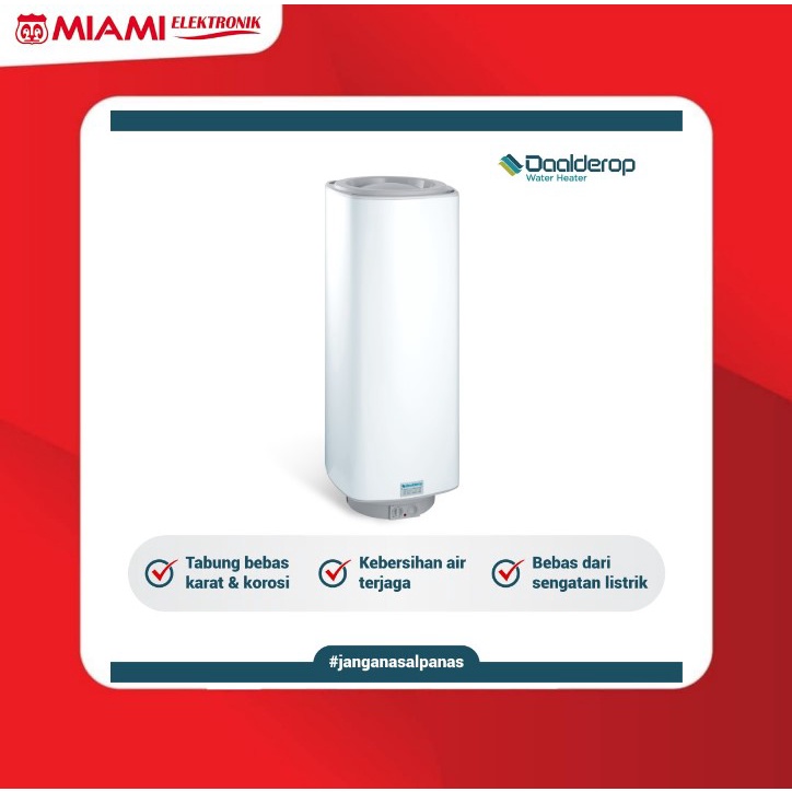 Daalderop Water Heater 150 Liter 1000 Watt Pemanas Air Listrik