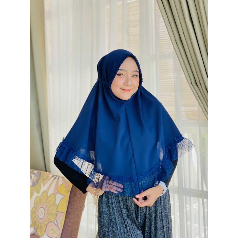 𝗖𝗮𝗿𝗲.𝗶𝗻 Bergo Maryam Dotty - Hijab Instant Rempel Tile Doty Lipit Tali PREMIUM QUALITY