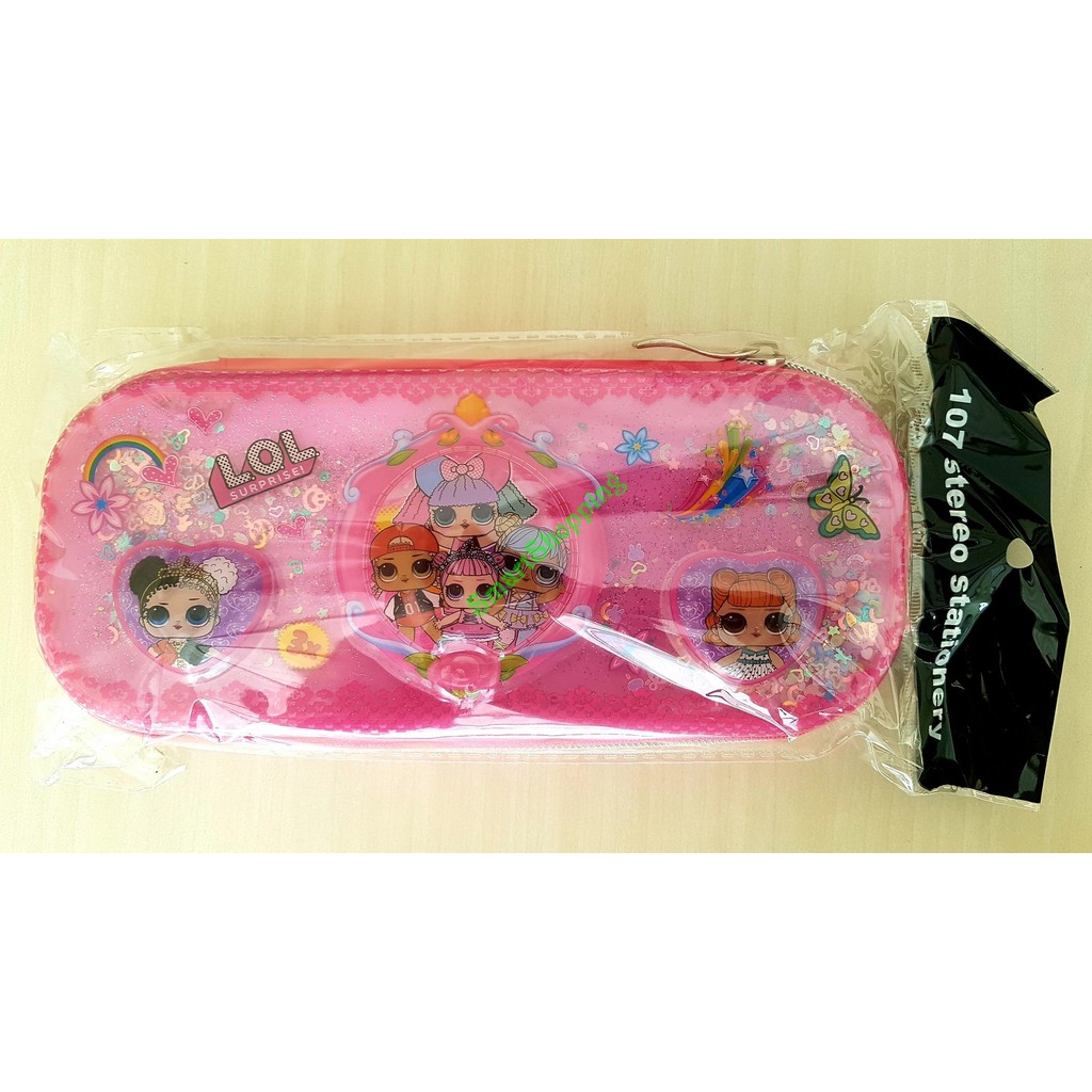 

Tempat Pensil Resleting Glitter Model Karaketer