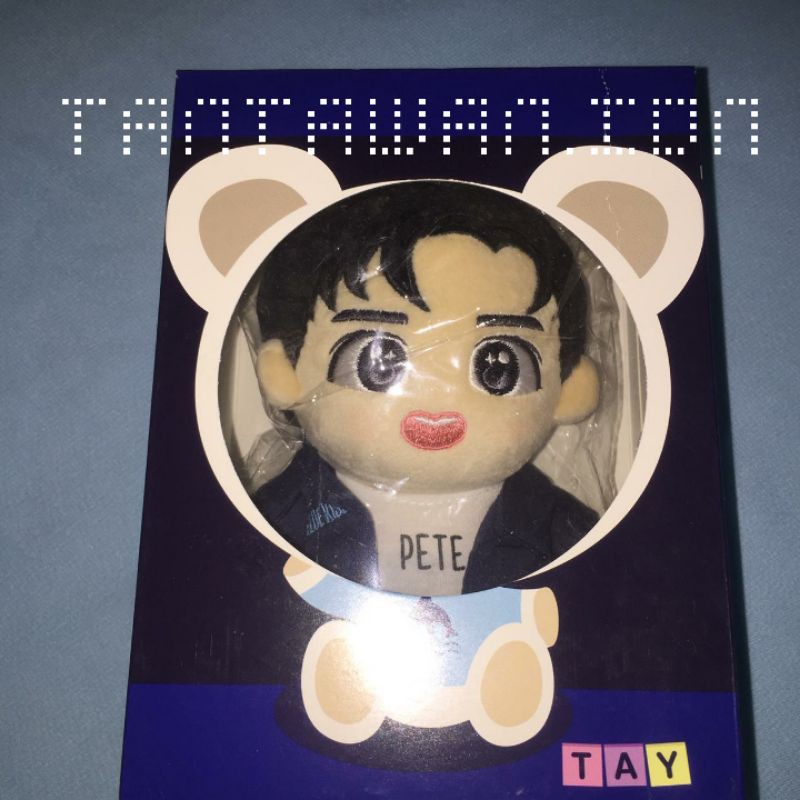 [READY STOCK] Dark Blue Kiss "Pete" Plush Doll (Tay Tawan)