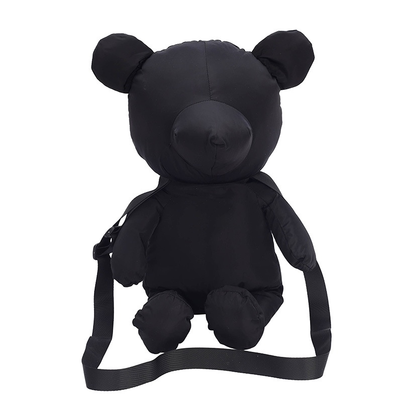 Tas Anak Import - 33575 - Sling Bag Fashions Kids Bentuk Boneka Hitam Termurah