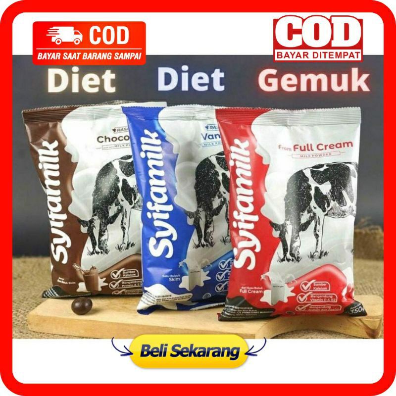 

SYIFAMILK Original Susu Diet Susu Gemuk 350 gram Syifamilk Susu Diet Badan dan Gemuk Badan