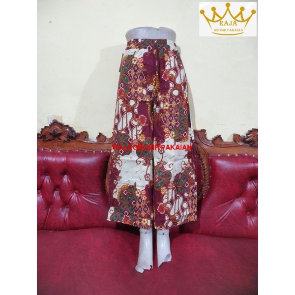 Kulot Panjang Dewasa Motif Batik DLL/ Bisa Pilih Motif Bahan Stretch Premium