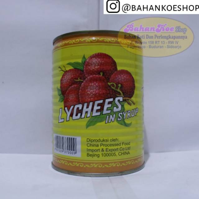 

Lychees in syrup 567gr
