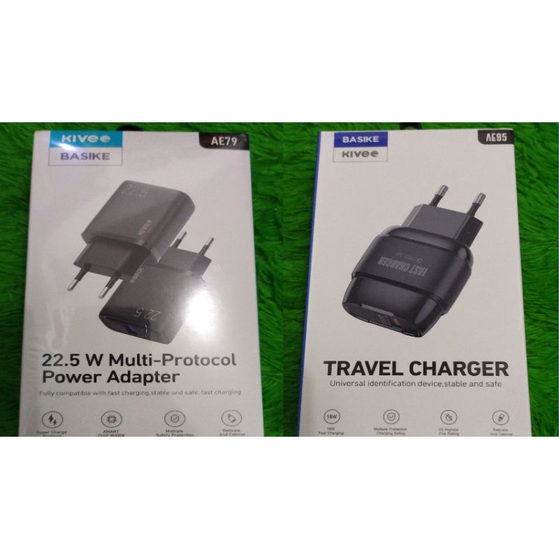 KIVEE head charger kepala charger fast charging 18w 22.5w Wall Charger adaptor Quick 3.0