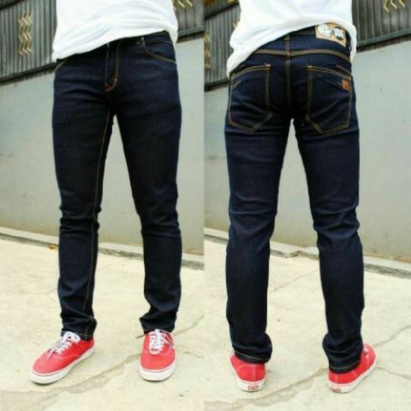 CELANA JEANS PRIA PANJANG LEVIS SKYNY PANJANG HITAM