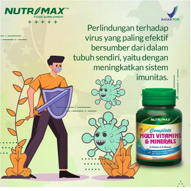 Nutrimax Complete Multivitamins Mineral [30 Tablet]