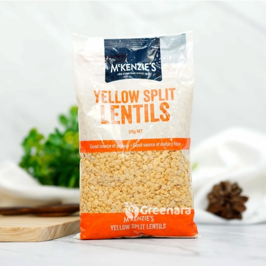 

MCKENZIE YELLOW SPLIT LENTILS 375 GR