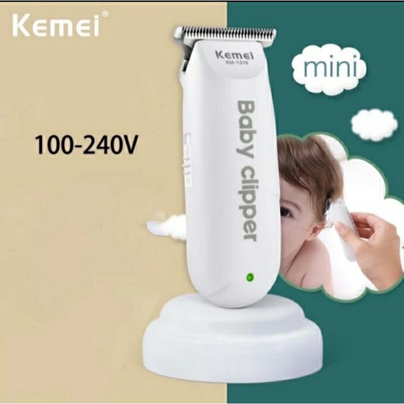 KM-1319 alat cukur rambut bayi mesin cukur baby kemei KM-1319