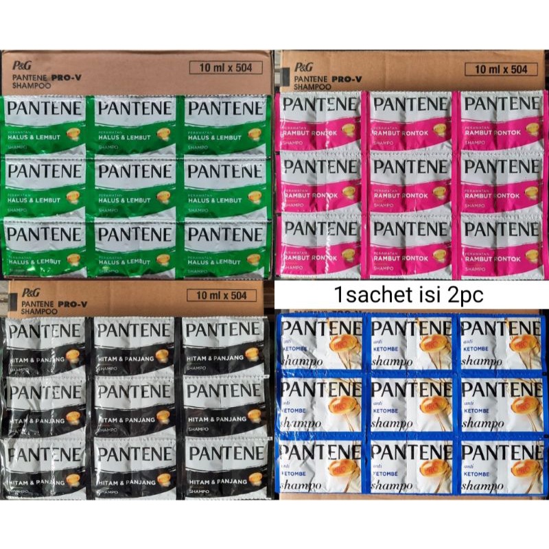 Shampo Pantene Sachet 10ml 1000 an | 1 Sachet isi 2pc