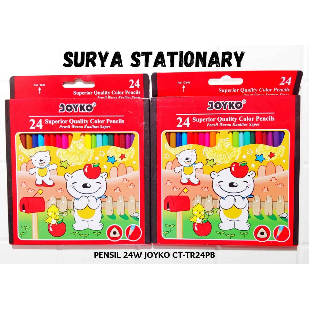 PENSIL WARNA JOYKO CP-TR24PB / PENSIL WARNA JOYKO TR24 WARNA