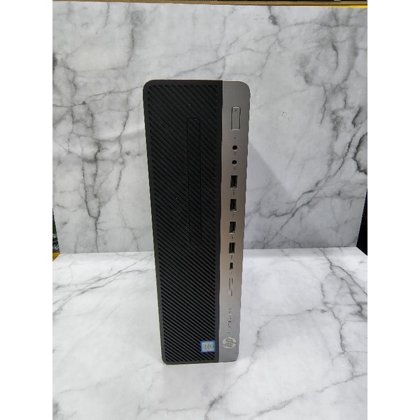 PC HP ELITEDESK 800 G4 SFF CORE I5 8500 GEN8 RAM 8GB SSD NVME 128GB BARANG MULUS