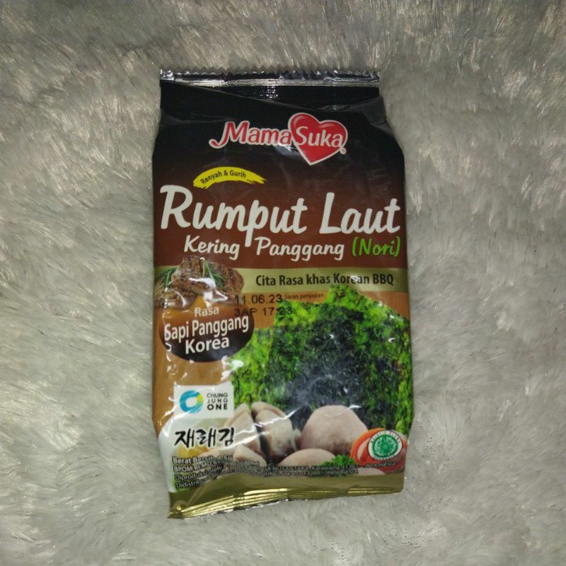 MamaSuka Rumput laut panggang nori 4,5 gram