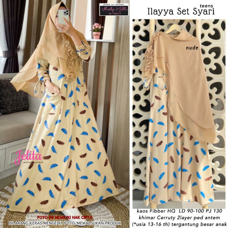 Illaya Set Syar'i by Jelita