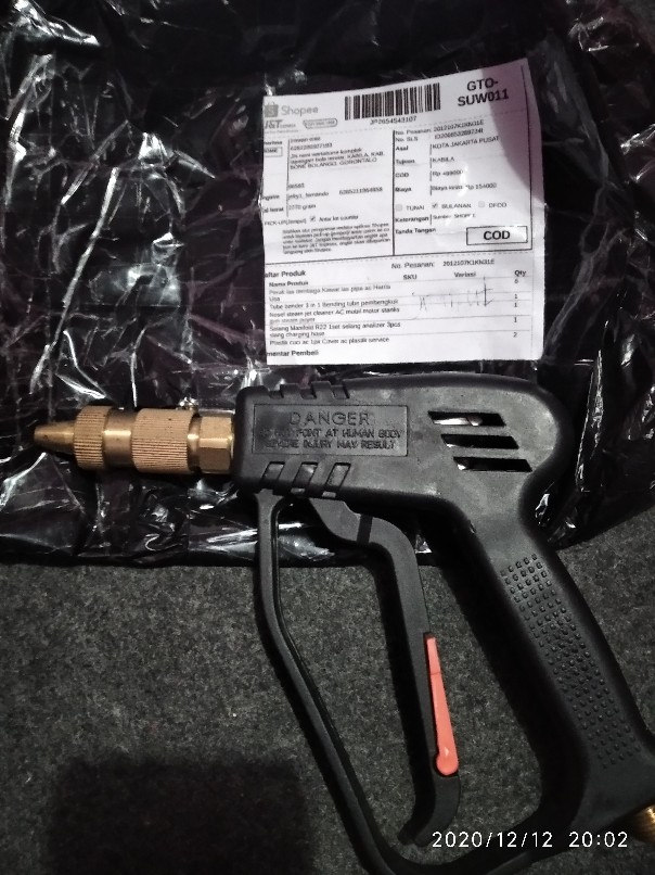 Nosel Steam Jet Cleaner Ac Mobil Motor Stanlis Gun Steam Puyer