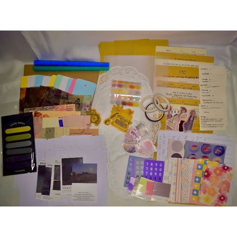 

BUNDLE / JOURNAL STARTER KIT UP TO 150PCS / KADO ULTAH CEWEK MURAH / GIFTSET MURAH / BIRTHDAY GIFT / SOVENIR