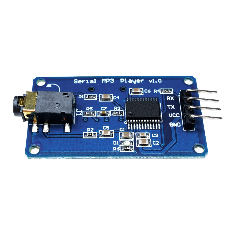 ✫〖ready to ship/COD〗✫ yx5300 Modul Pemutar Musik MP3 Serial untuk Arduino / AVR / ARM / PIC