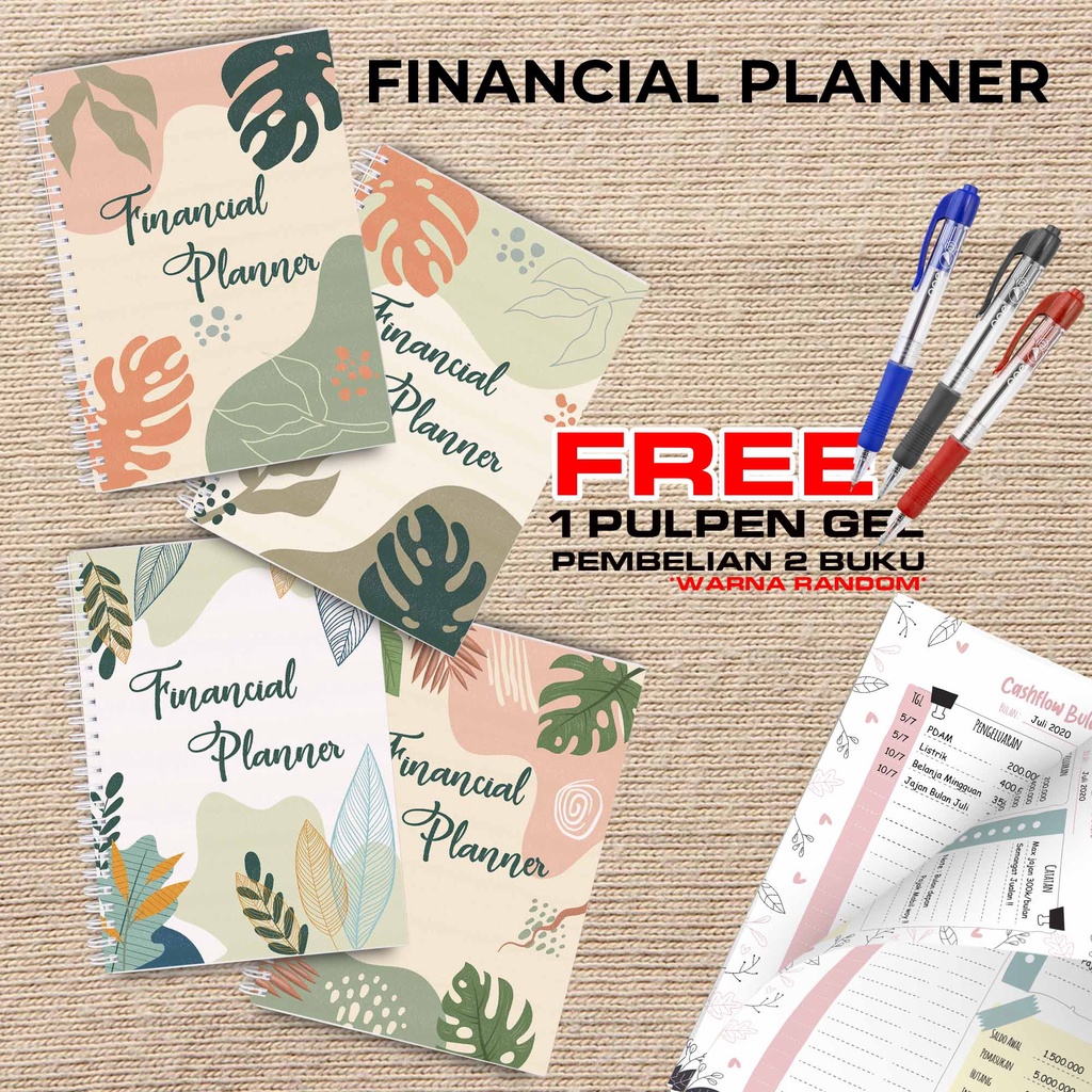 

Artomaringi Uang Planner / Financial Planner Beli 2 Buku Gratis Pen Gel Kode FP06E
