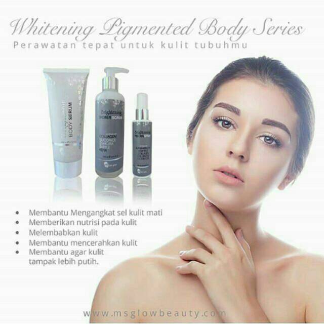 Ms glow whitening pigmented body series