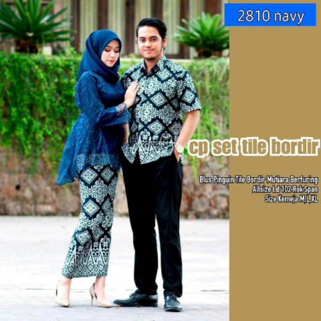 Couple tile bordir@ kapel batik
