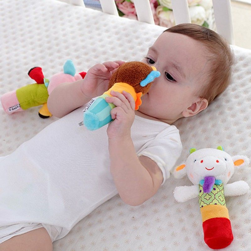 Rattle stick baby / Mainan boneka genggam bayi ada bunyi