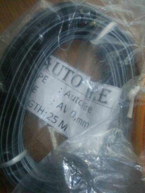 Kabel Serabut NYAF 0,8mm 25M / AUTO WIRE (Tembaga Murni)