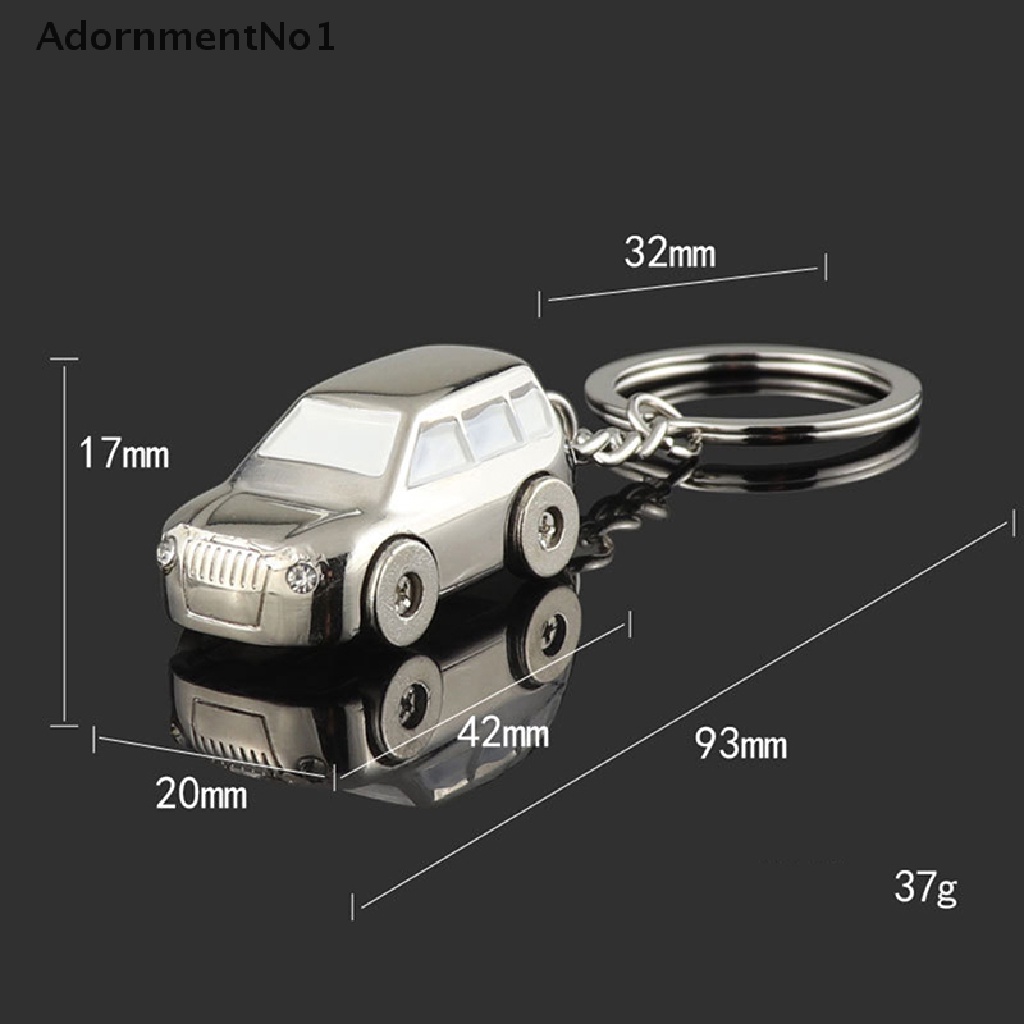 (AdornmentNo1) Gantungan Kunci Mobil / Tas Bahan Metal Untuk Hadiah