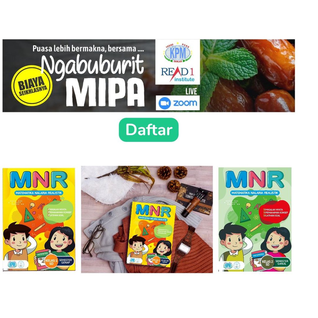 Jual Mnr Matematika Nalaria Realistik Untuk Siswa Kls 1 6 Sd Semester Ganjil Dan Genap Indonesia Shopee Indonesia