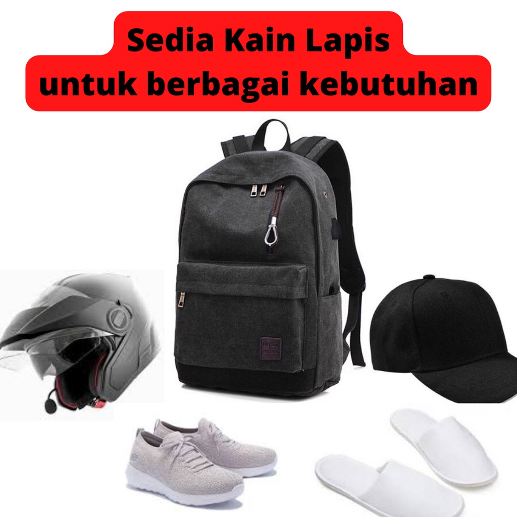 Kain Lapis Merry Mesh Bahan Tas Helm Topi Tas Sandal Sepatu Polyester