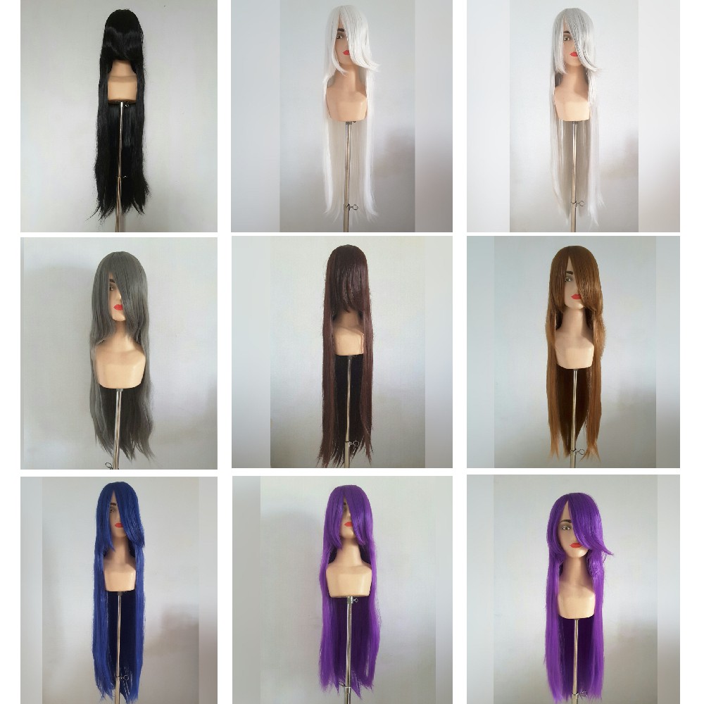 Costume Halloween Kostum Pesta WIG RSW BASE 100CM LURUS KTM PART 1