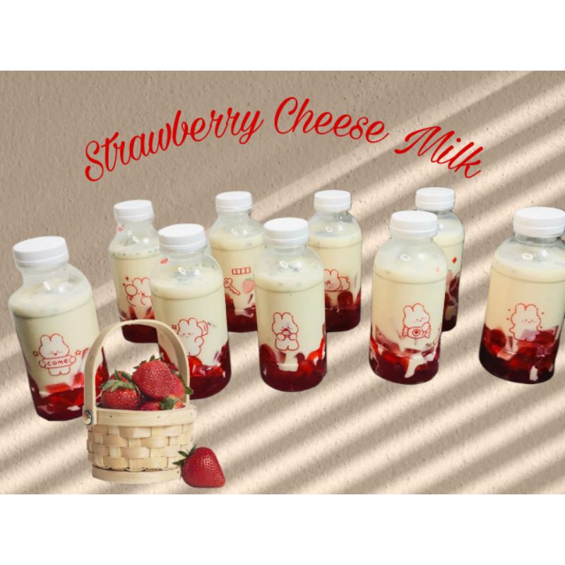 Minuman Strawberry Cheese Milk