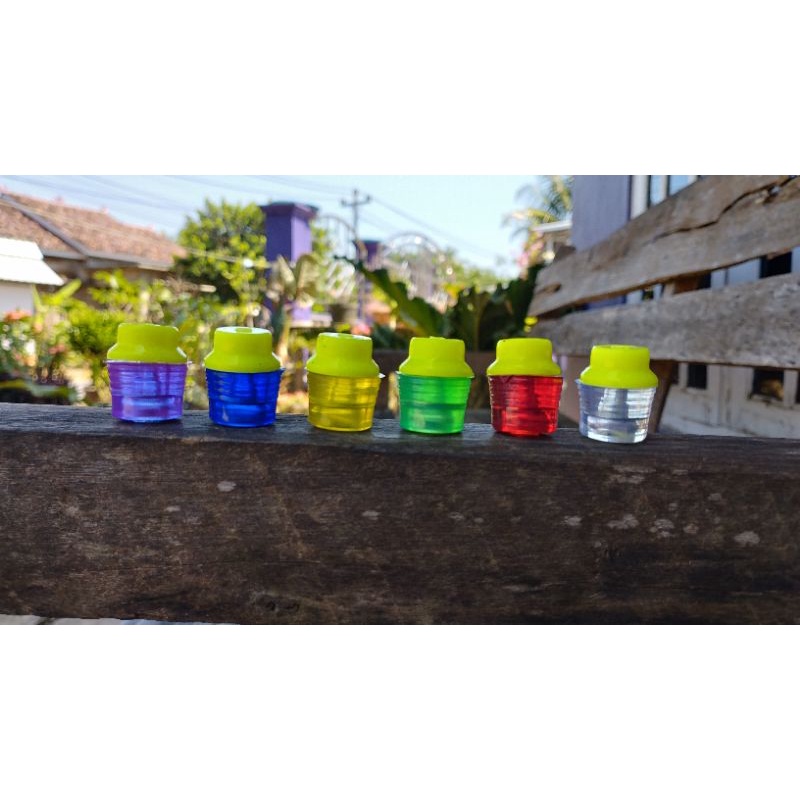 kaki karet sangkar burung bening kotak