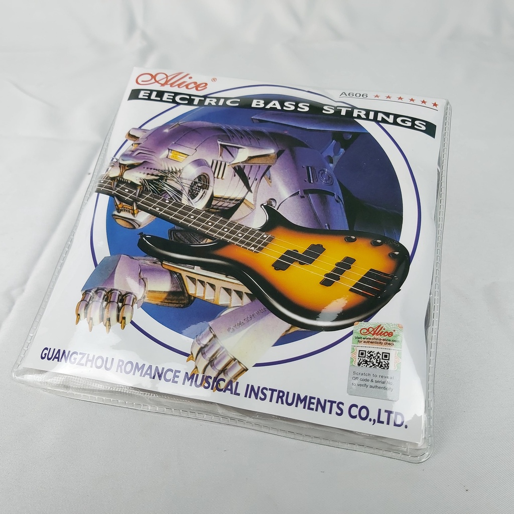 SENAR BASS ELEKTRIK BASS ELECTRIC 5 STRING ALICE A606 M SIZE 0,45 BASS STRING ORIGINAL