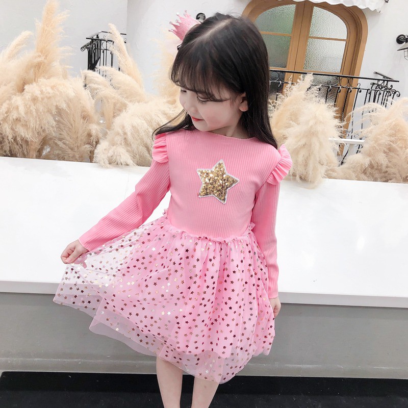 HappyOliver DRESS JOYFULL STARS EBV Baju Dress Anak Perempuan Import 6 bulan - 6 Tahun Imlek cheongsam