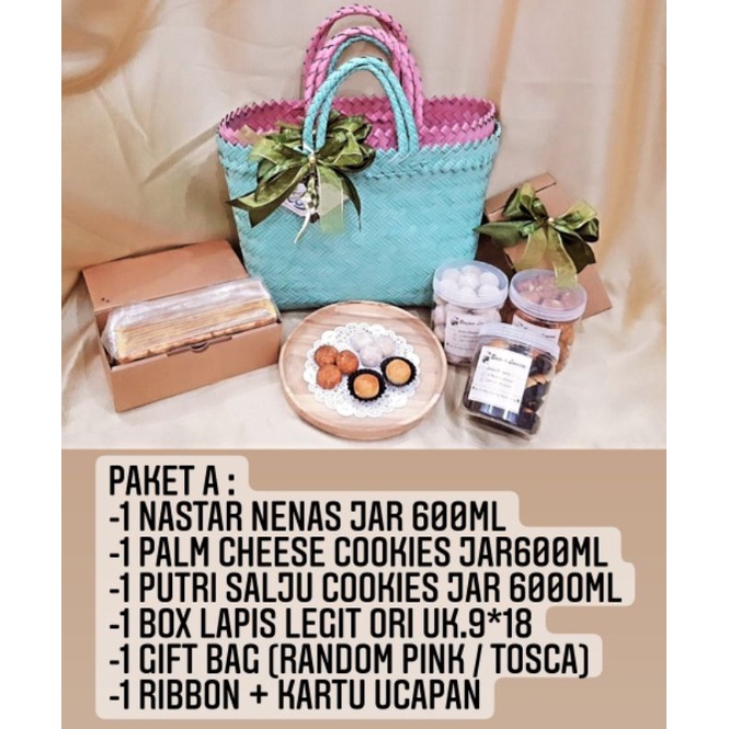 

Bonjour Lumiere Hampers Lebaran Idul Fitri Cookies Nastar & Lapis Legit (khusus GRAB/GOJEK Instant)