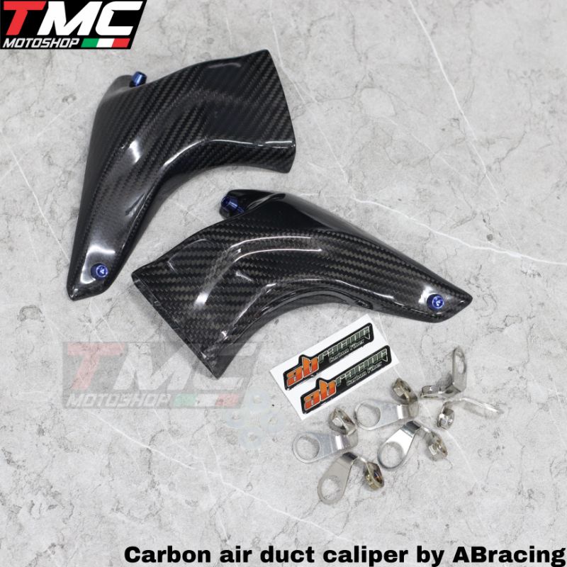 Air duct Air scoop pendingin kaliper carbon ZX25R R6 R1 ZX6 ZX636 CBR