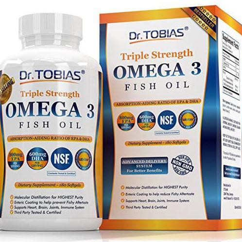 BAYAR DITEMPAT]] Dr. Tobias Omega 3 Fish Oil Triple Strength - 180 Capsules SALE Kode 1462
